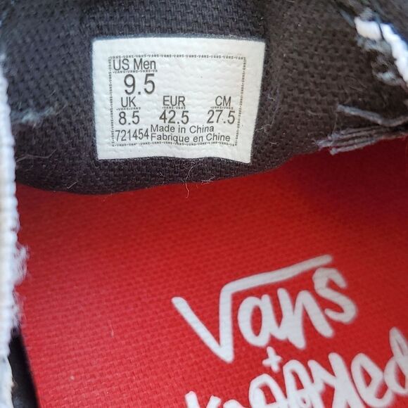 Vans x Krooked by Natas for Ray Barbee Popcush Sk8 Skateboarding Shoes 9.5 main image 9